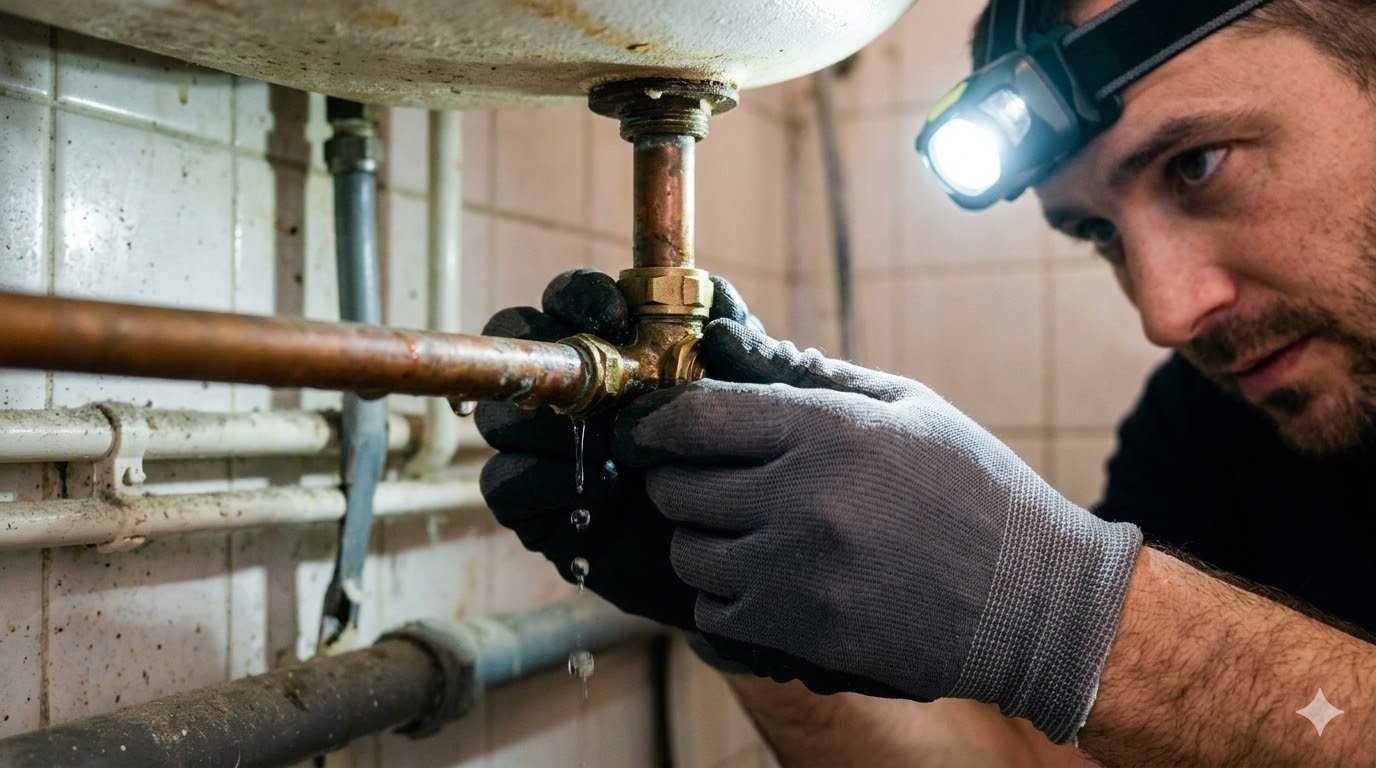 Réparation fuite d'eau plomberie IDF